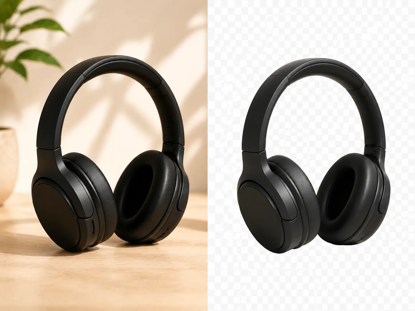 Product photo after automatic AI background removal