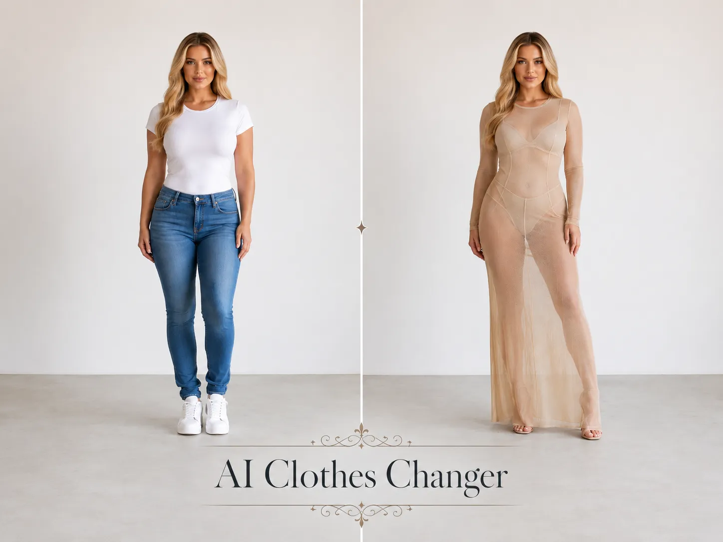AI clothes changer outfit preview