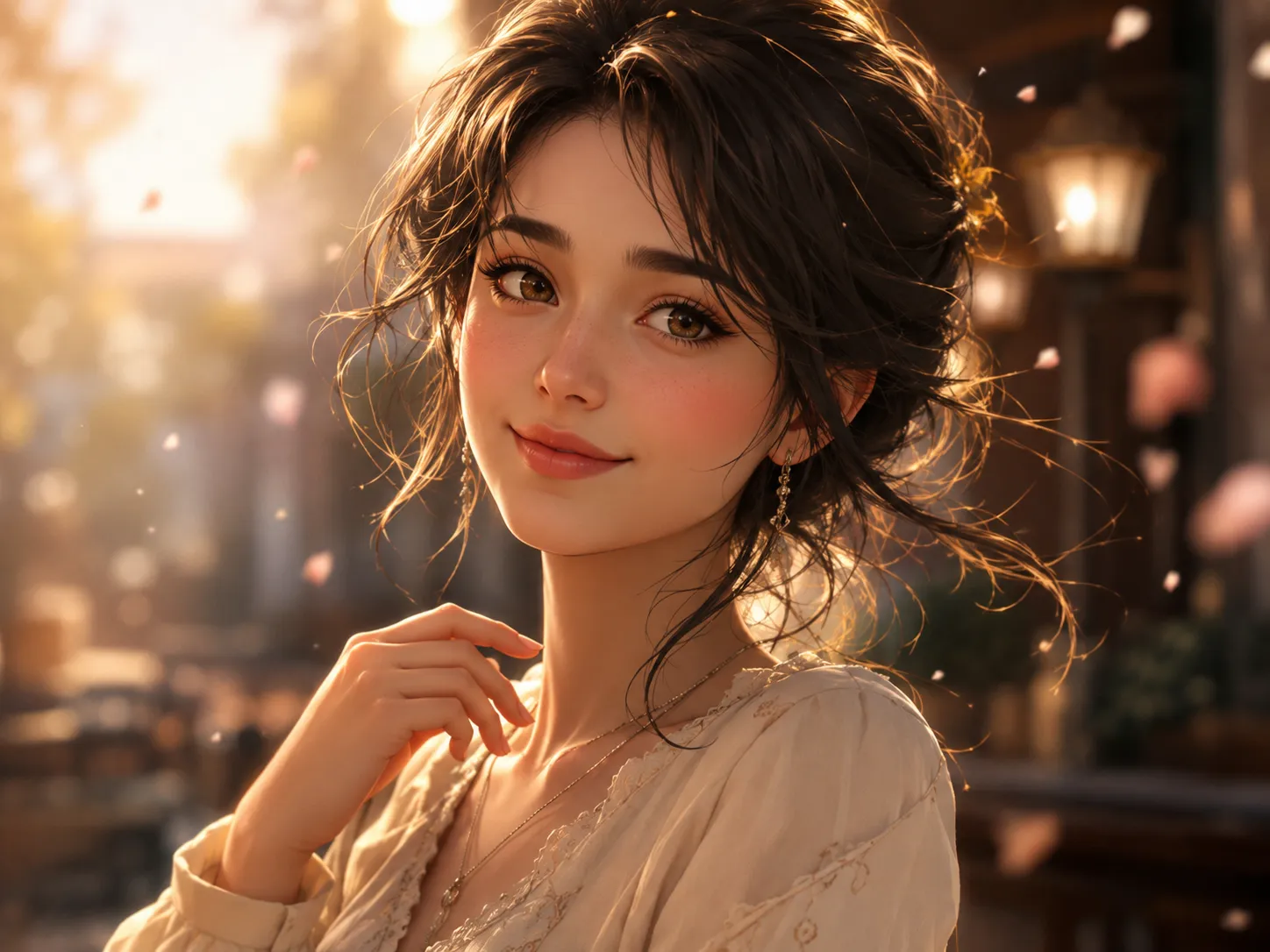 Character portrait placeholder for an AI video maker example