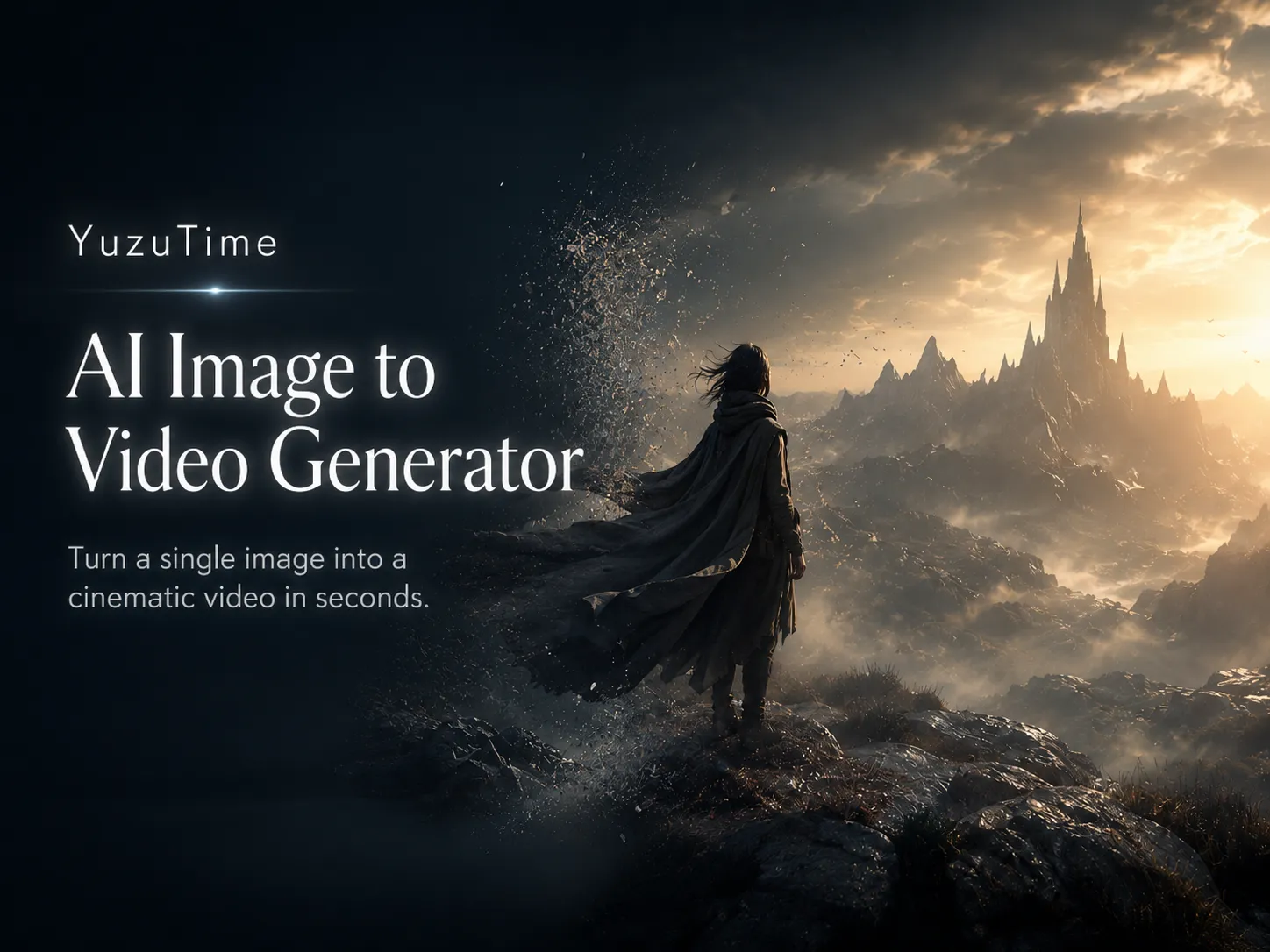 Creative image example prepared for an AI video generator workflow